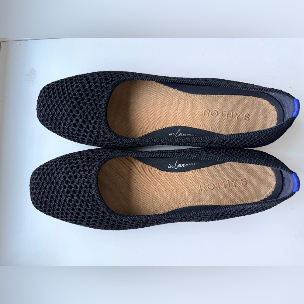 Rothy’s Ballet Flats - Size 9 - Black - EUC - Picture 2 of 6